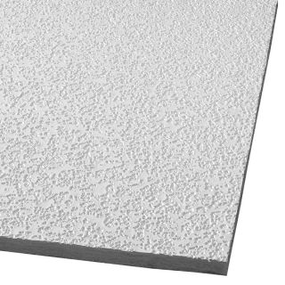 Armstrong 16 Pack Random Fissured Fiberglass Contractor Ceiling Tile Panel (Common 24 in x 48 in; Actual 23.719 in x 47.719 in)