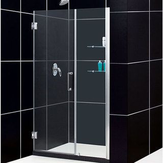 DreamLine Unidoor 52 53 inch Frameless Adjustable Shower Door DreamLine Shower Doors