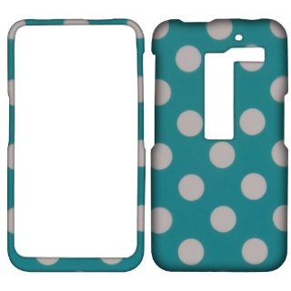 Turquoise Dot Designer Lg Revolution 4g Vs910/esteem Ms910 (Verizon/metropcs) Cell Phones & Accessories