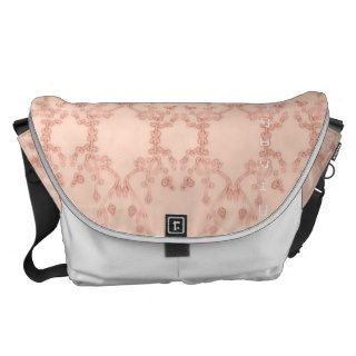 Triangle Flower Pattern Courier Bag