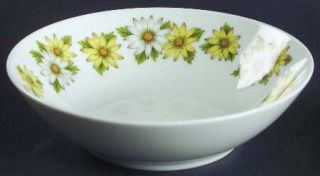 Noritake Marguerite Coupe Cereal Bowl, Fine China Dinnerware   Yellow&White Dais