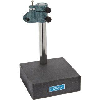 Fowler 52 580 030 Granite Gage Stand, 8" Column Height, 0.001" Graduation Interval Indicator Stands
