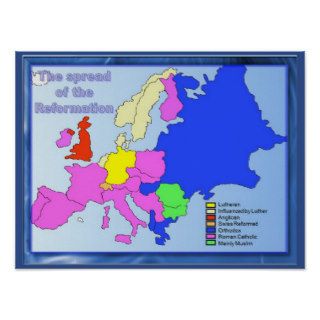 Religion, History, Spread of the Reformation Posters