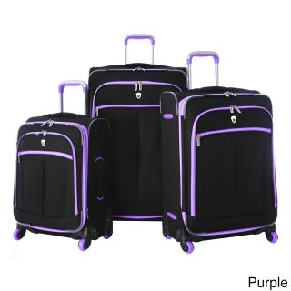 Olympia Evansville 3 piece Spinner Luggage Set