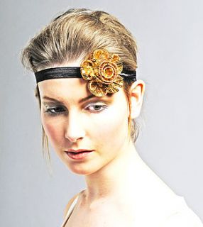 sequin flower deco inspired headband by blakegodbold