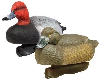 Final Approach Gunner HD Redhead Duck Floating Decoys (Pack of 6)  Hunting Decoys  Sports & Outdoors