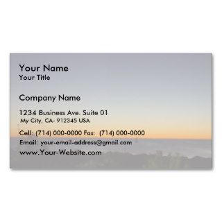 Dark Sunset Sky Tones Business Card Template