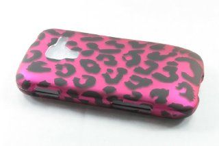 Samsung Exhilarate i577 Hard Case Cover for Pink Leopard Cell Phones & Accessories