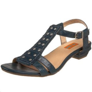 Miz Mooz Women's Abigail Sandal, Blue, 7 M US Shoes