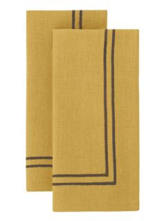 Embroidered border Napkin (Set of 4) by DwellStudio Home