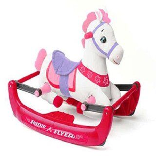 Radio Flyer Pink Soft Rock and Bounce Pony Toys & Games