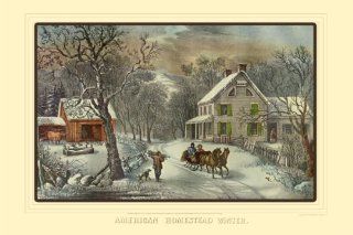 Buy Enlarge 0 587 20897 xP12x18 American Homestead Winter  Paper Size P12x18 Toys & Games