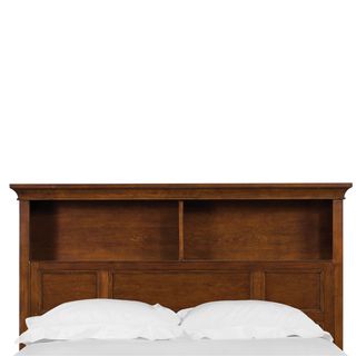 Magnussen Home Furnishings Riley Bookcase Cherry Finish Twin Bed Headboard Cherry Size Twin