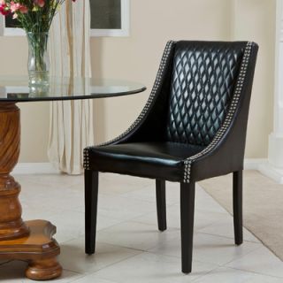Home Loft Concept Chandler Quilted Leather Chair (Single) NFN2119 Color Black