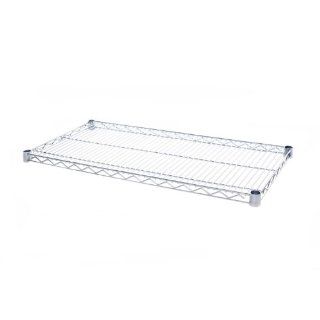 Seville Classics UltraDurable Steel Wire Shelf, 18 inch by 36 inch and 18 inch by 48 inch, NSF   General Purpose Storage Rack Shelves