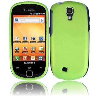 Neon Green Hard Case Cover for Samsung Gravity Smart T589 Cell Phones & Accessories