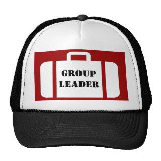 Group Leader on Suitcase Hat