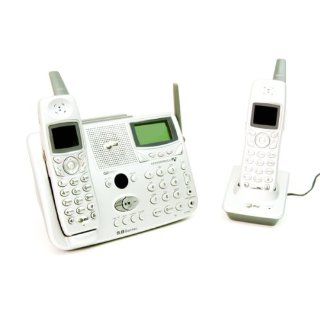 AT&T E5965C 5.8 GHz DSS Expandable Cordless Phone with Answering System with AT&T E580 2 Accessory Handset with Color Display   Factory Refurbished  Electronics