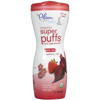 Plum Organics 1.5 ounce Super Puffs Reds Strawberry   Beet