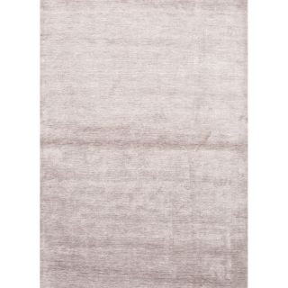 Hand loomed Solid Pattern Gray Rug (9 X 13)