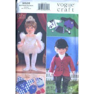 Vogue 9528   18 Inch Doll Clothes   Activity Wardrobe   4 Outfits (Vogue Crafts, Also sold as Vogue 580) Vogue Crafts Books