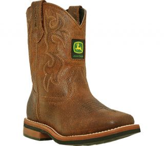 John Deere Boots Classic Square Toe 2324   Golden Tan Leather