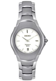 Seiko SXB365  Watches,Womens   Titanium White Dial, Casual Seiko Quartz Watches