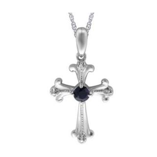 accent scroll cross pendant in 10k white gold $ 259 00 add to bag send