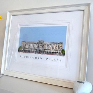 buckingham palace london print by mcmurchie & mcmurchie