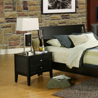 Alpine Furniture American Lifestyle Vista Nightstand Brown Size 2 drawer