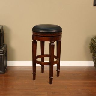 American Heritage 31 Swivel Bar Stool with Cushion 100627PC Finish Suede