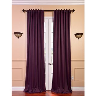 Blackout Thermal Aubergine Curtain Panels (set Of 2)