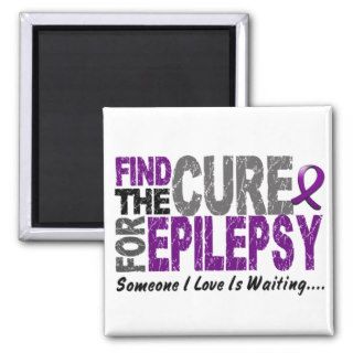 Find The Cure 1 EPILEPSY T Shirts & Gifts Magnets