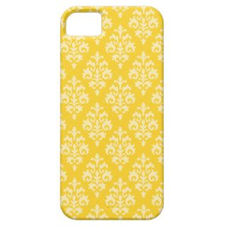 Elegant Yellow Damask iPhone 5 Covers
