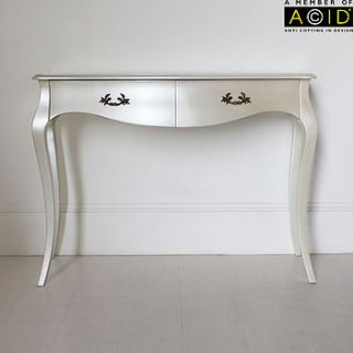 curvy console or dressing table by out there interiors