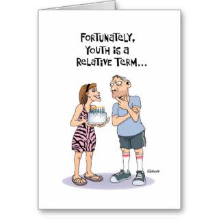 Funny Birthday Card for Middle Aged Guy
