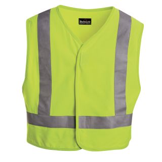 Bulwark X Large Yellow Modacrylic/Aramid High/Enhanced Visibility Flame Resistant Safety Vest