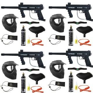 4 Pack   Tippmann 98 Custom 12oz Xray Family Package + Barrel Cover + Neck Guard  Paintball Gun Packages  Sports & Outdoors