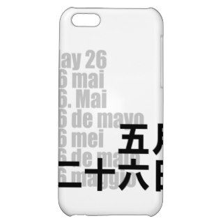 May 26 五月二十六日 / Kanji Design Days iPhone 5C Cover