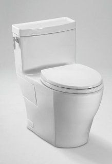 Toto MS626214CEFG#01 Aimes One Piece High Efficiency Toilet, 1.28GPF with Sana Gloss, Cotton    