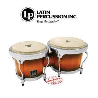Latin Percussion Aspire Oak Bongos with Chrome Hardware Vintage Sunburst LPA601 SBC Musical Instruments