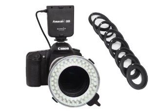 Amaran Halo Flash &Continuous 60 LED Lighting Macro Ring AHLN60 for Nikon D90 D7000 D5100 D3100 D3200  On Camera Macro And Ringlight Flashes  Camera & Photo