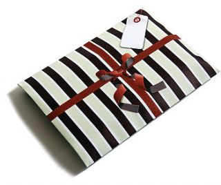 peppermint stripe giftelope by giftelope ltd