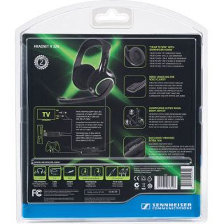 Sennheiser X320 Gaming Stereo Headphones with Noise Cancelling Mic for Xbox 360      Electronics