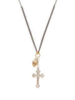 Skull & Cross Necklace by Bing Bang