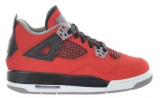 Air Jordan 4 Retro (GS) "Toro Bravo" Big Kids Shoes Fire Red/White Black Cement Grey 408452 603 7 Basketball Shoes Shoes