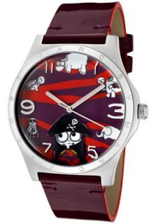 Marc by Marc Jacobs MBM1147  Watches,Juniors Purple & Red Dial Purple Patent Leather, Juniors Marc by Marc Jacobs Quartz Watches
