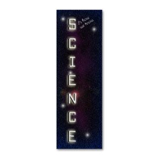 Science Bookmark Business Card Templates
