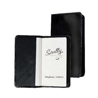 Scully Calfskin Leather Pocket Telephone/Address Book