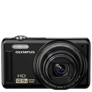 Olympus VR 320 Digital Camera (14MP, 12.5x Super Wide Optical Zoom, 3 Inch LCD)   Black      Electronics